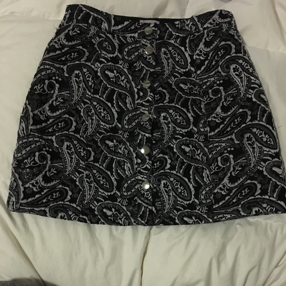 Urban Outfitters Snap-up mini skirt